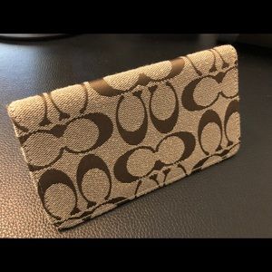 Coach Checkbook Case